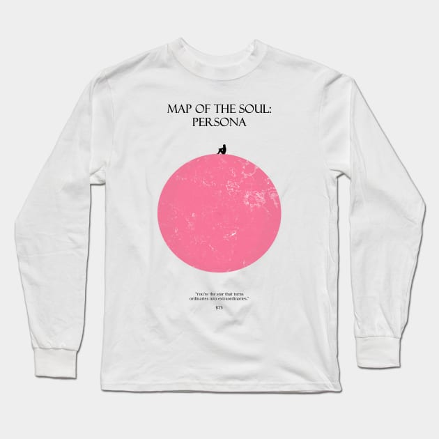 MAP OF THE SOUL : PERSONA Moon Dark Long Sleeve T-Shirt by ZoeDesmedt